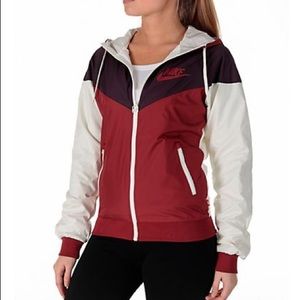 SOLD Maroon Nike Windbreaker